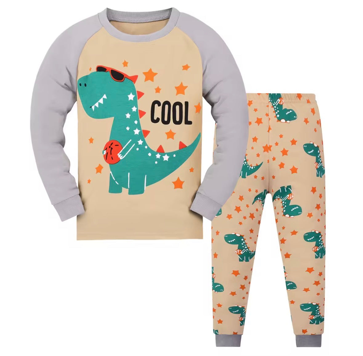 Pijama Infantil de Manga Larga