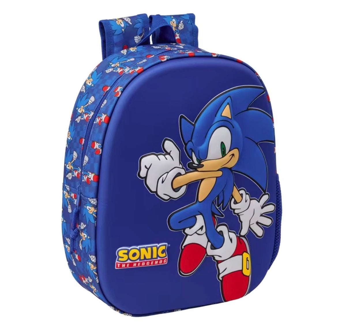 Mochila Infantil 3D Sonic 33 cm
