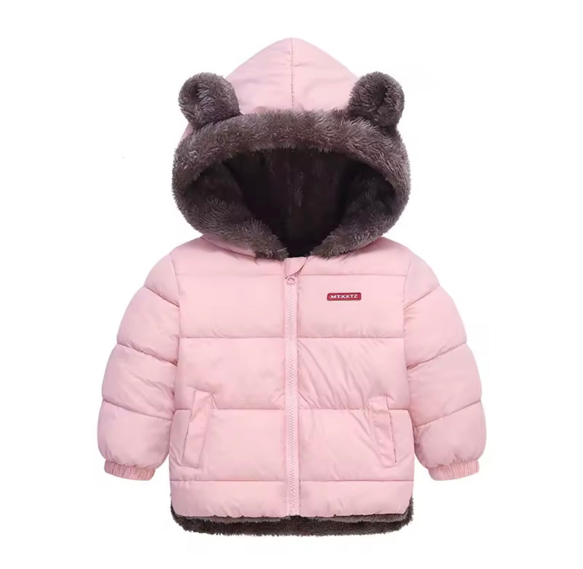 Chaqueta de Invierno Infantil Acolchada con Capucha – Cálida y Suave