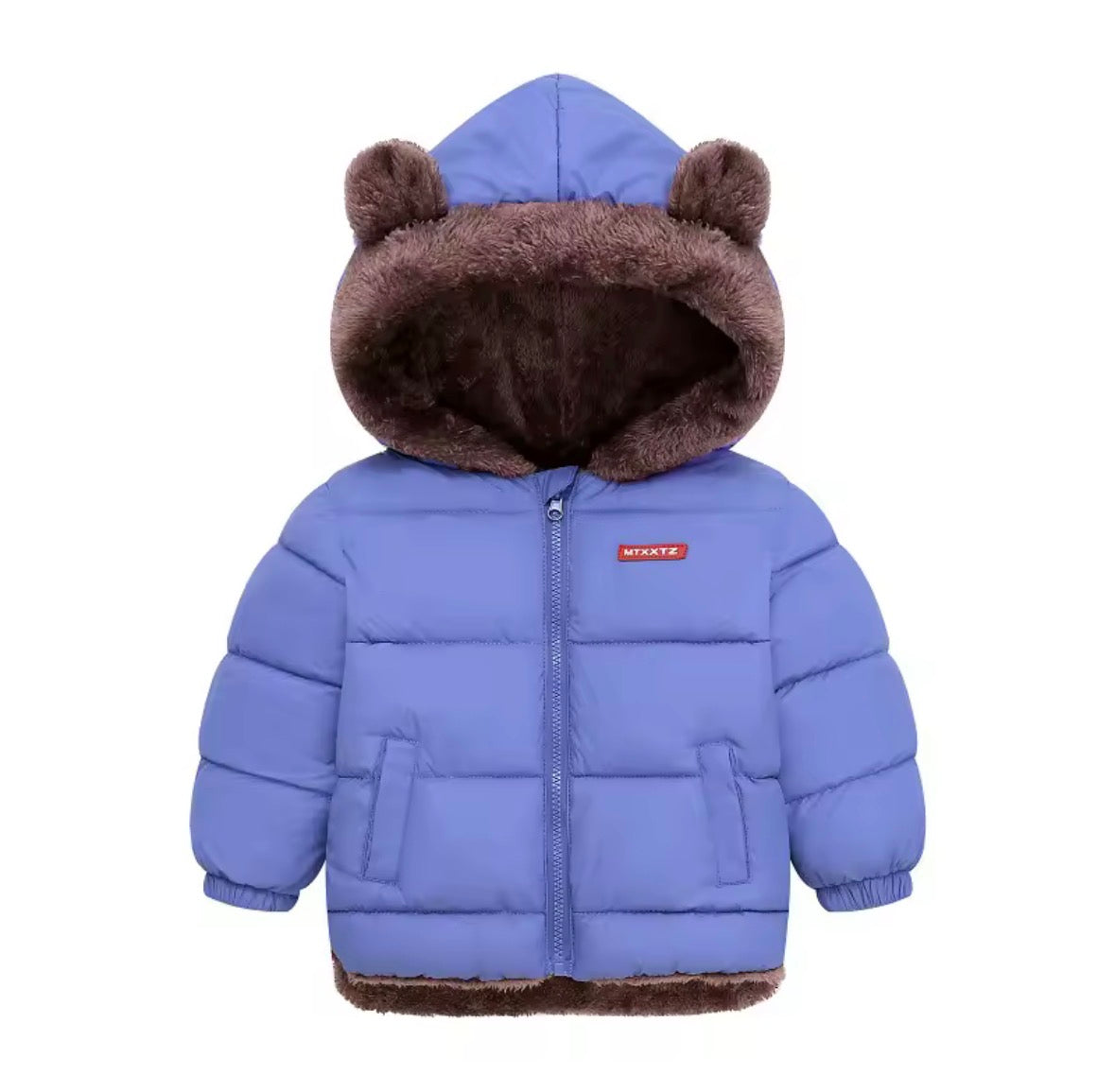 Chaqueta de Invierno Infantil Acolchada con Capucha – Cálida y Suave