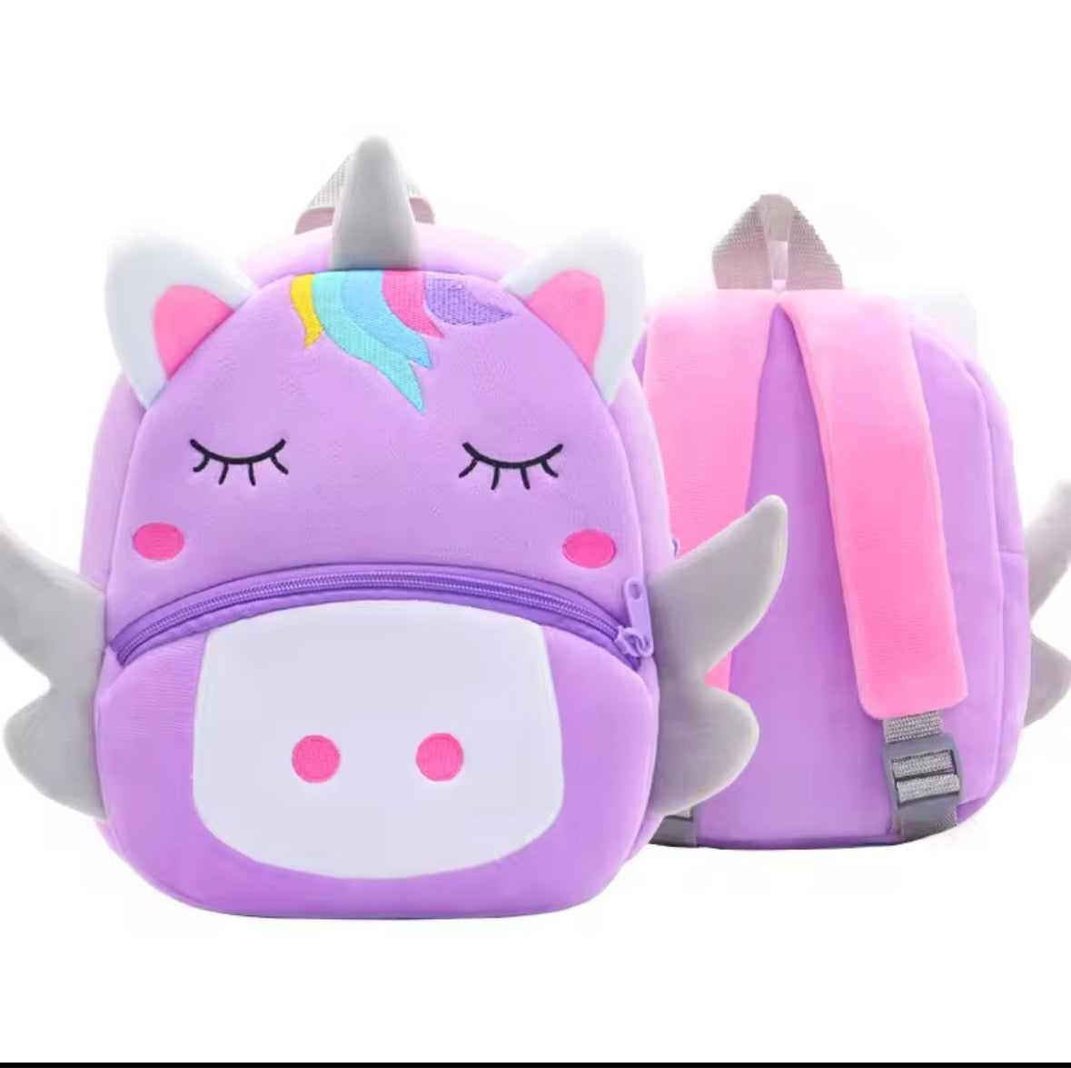 Mochila de Peluche Infantil con Animales