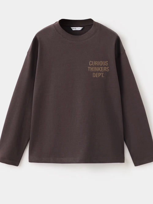 CAMISETA OVERSIZE DETALLE ESTAMPADO