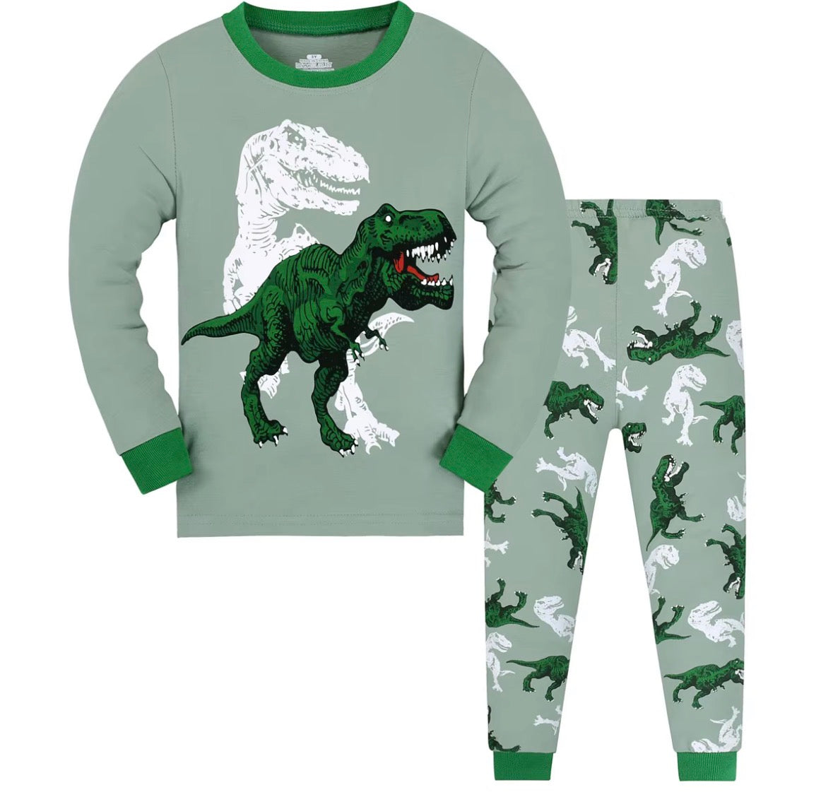 Pijama Infantil de Manga Larga