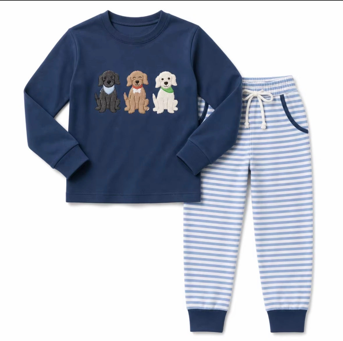 Conjunto de rayas de otoño para bebé, jersey
