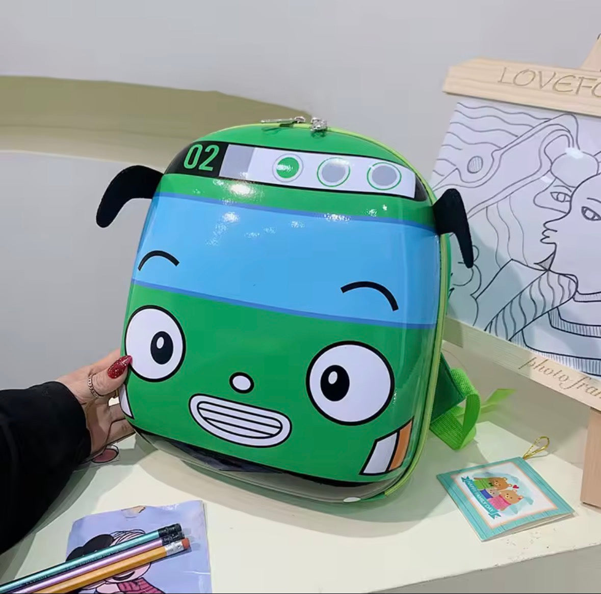 Mochila Infantil 3D Autobús