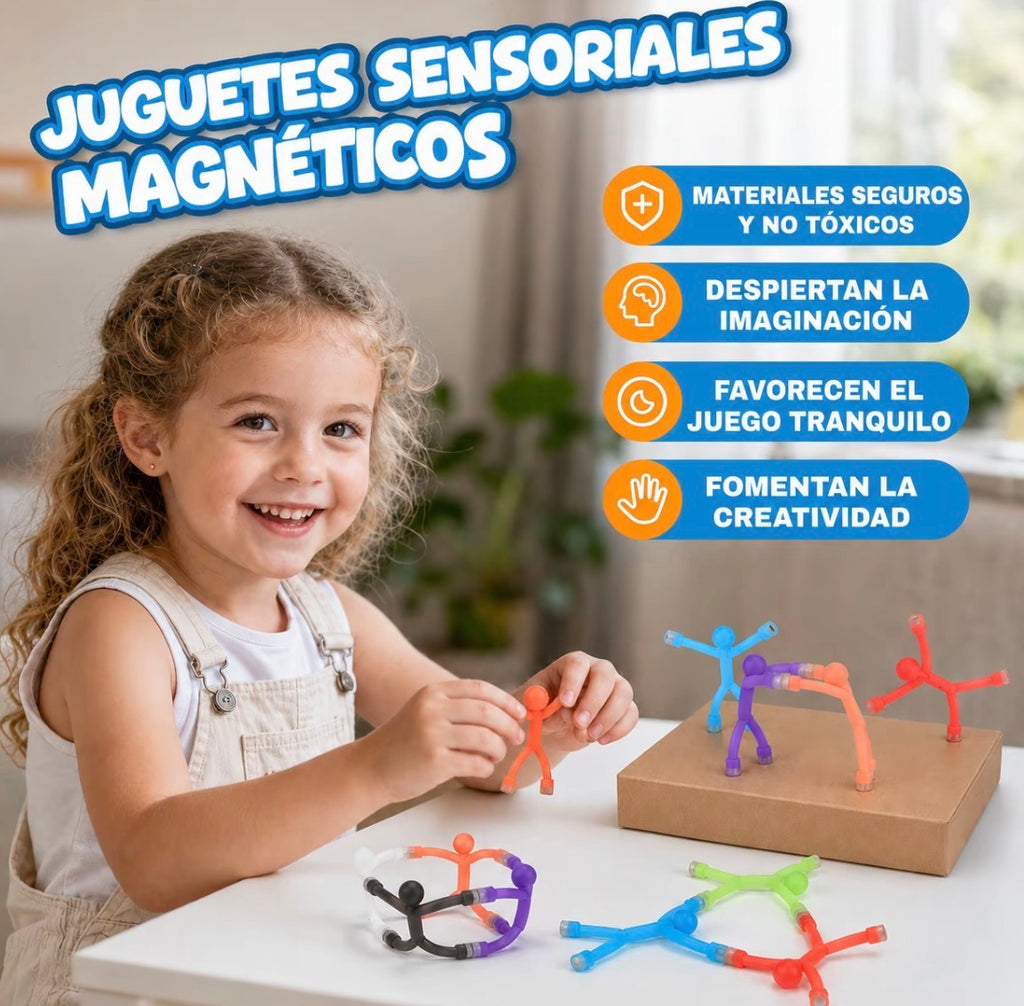 Figuras Magnéticas FlexiFun – Pack 10 Colores